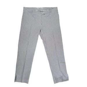 Amina Rubinacci Napoli Stripped Made in Italy Pants - Size 46 Italy/ 10 US